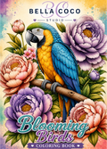 Blooming Birds Coloring Book