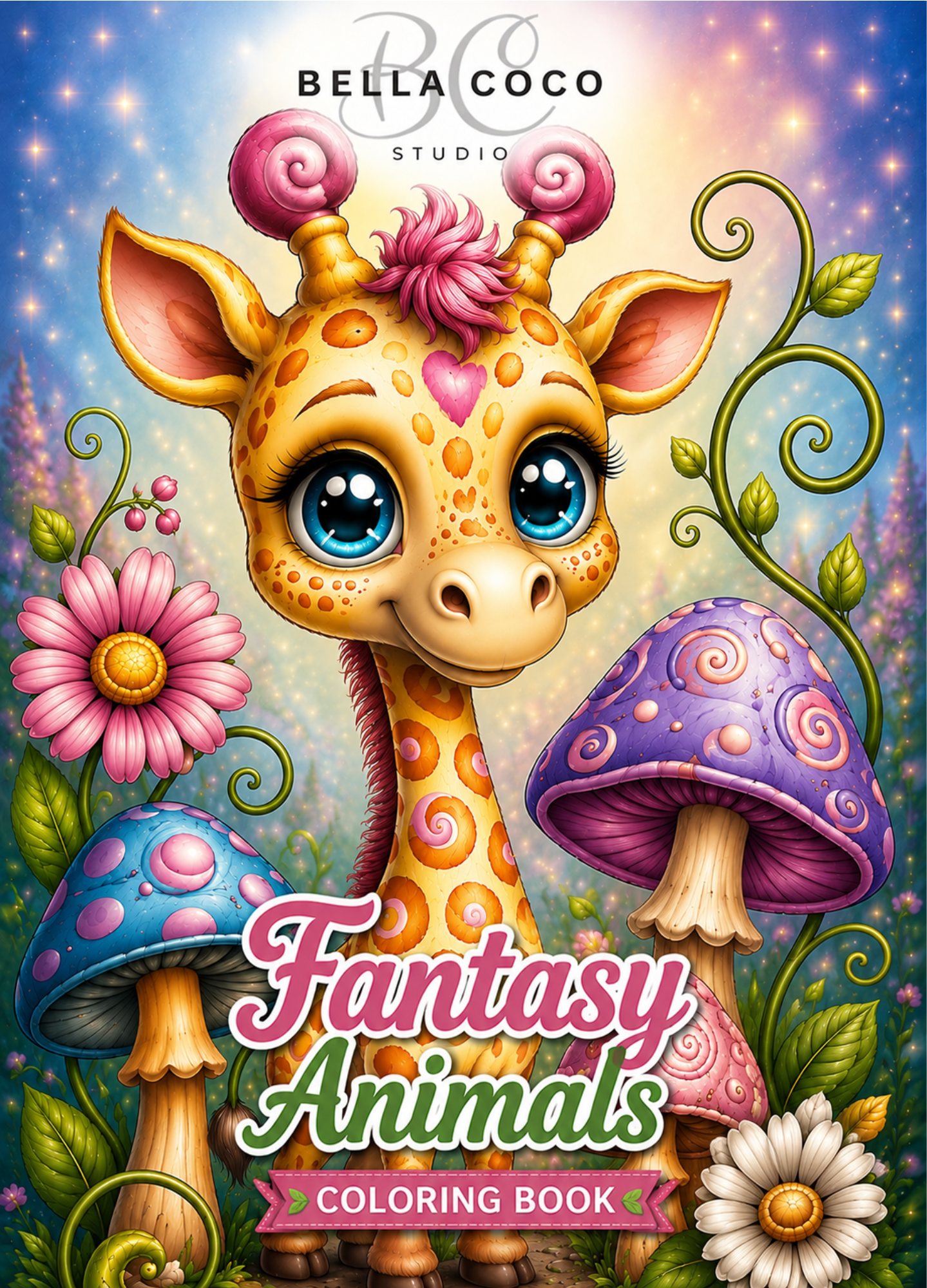Fantasy Animals Coloring Book | Printable PDF