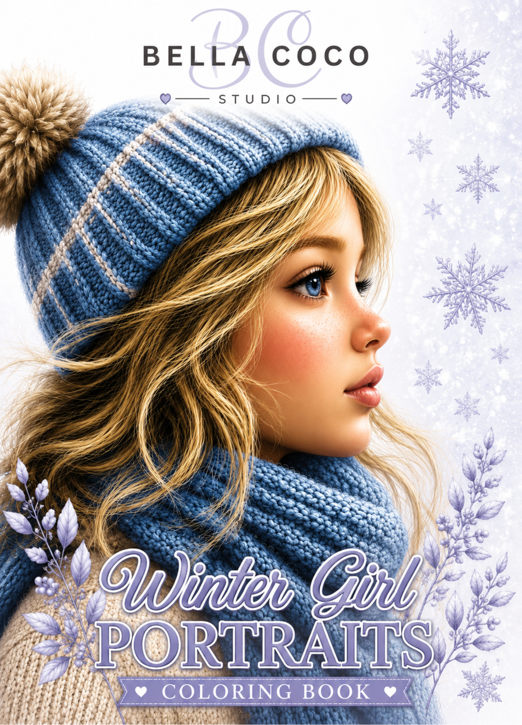 Winter Girl – Printable Coloring Book
