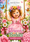 Flower Babies Coloring Book | Printable PDF