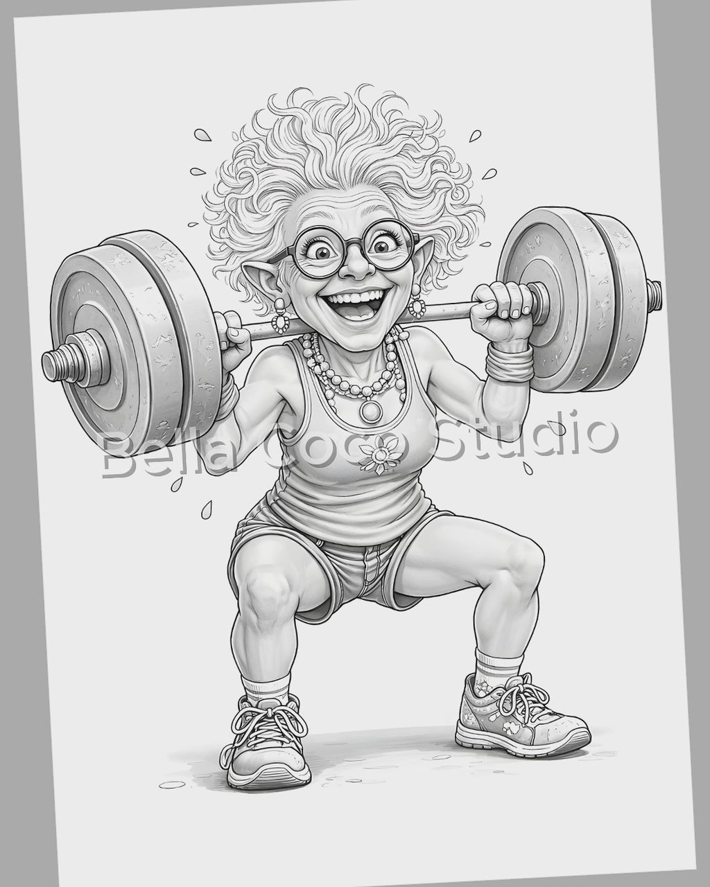 Golden Oldies Printable Adult Coloring Book