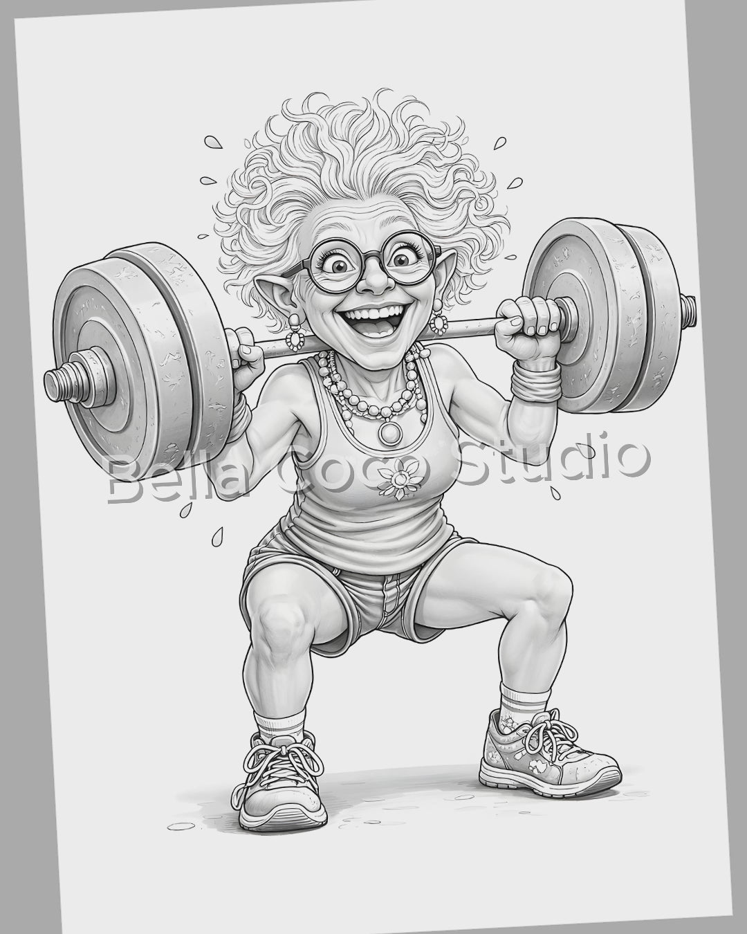 Golden Oldies Printable Adult Coloring Book
