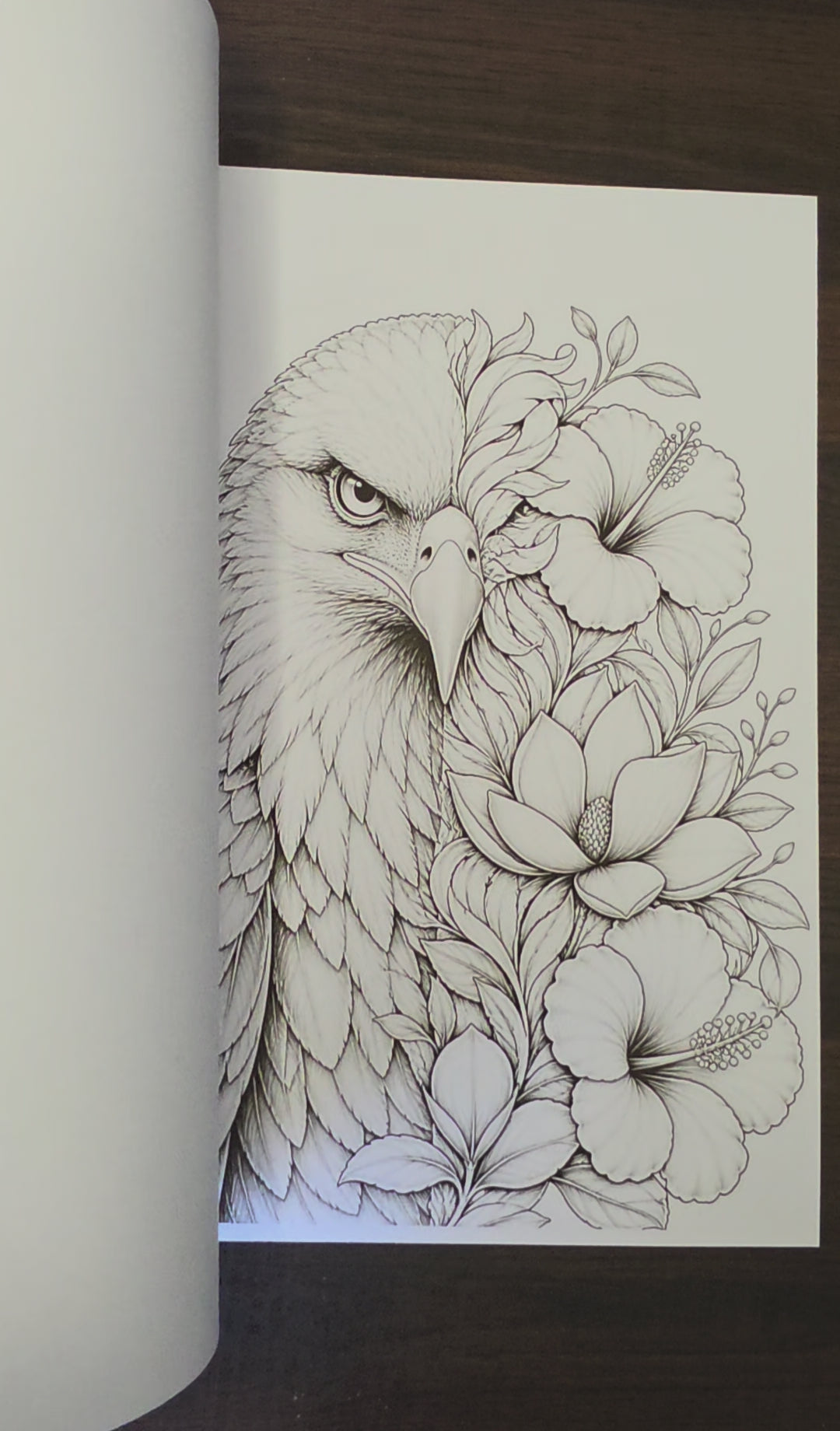 Blooming Birds Coloring Book