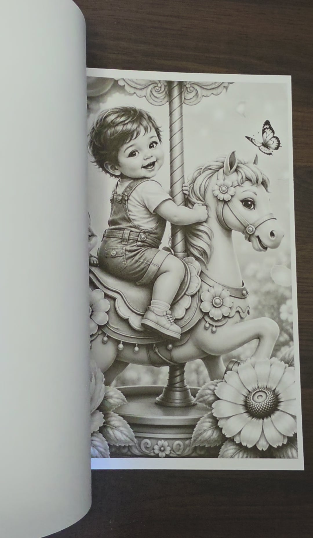 Flower Babies Coloring Book | Printable PDF