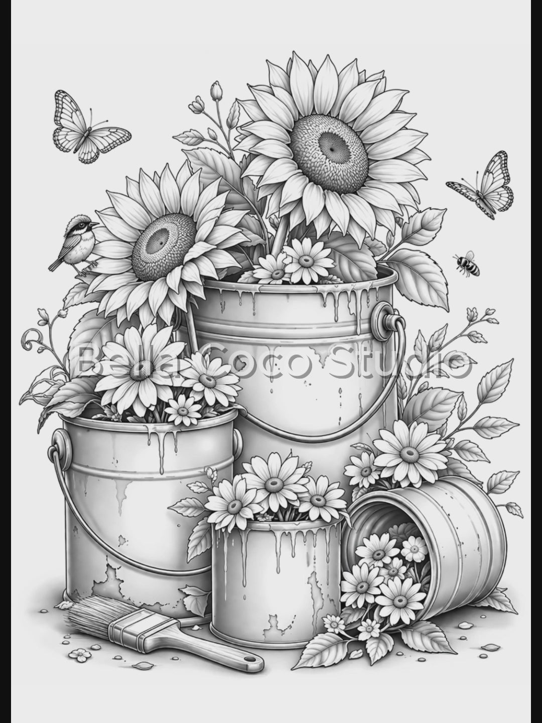 Botanicals – Printable Coloring Book