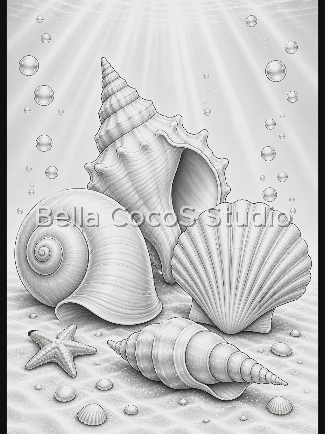 Underwater World – Printable Coloring Book