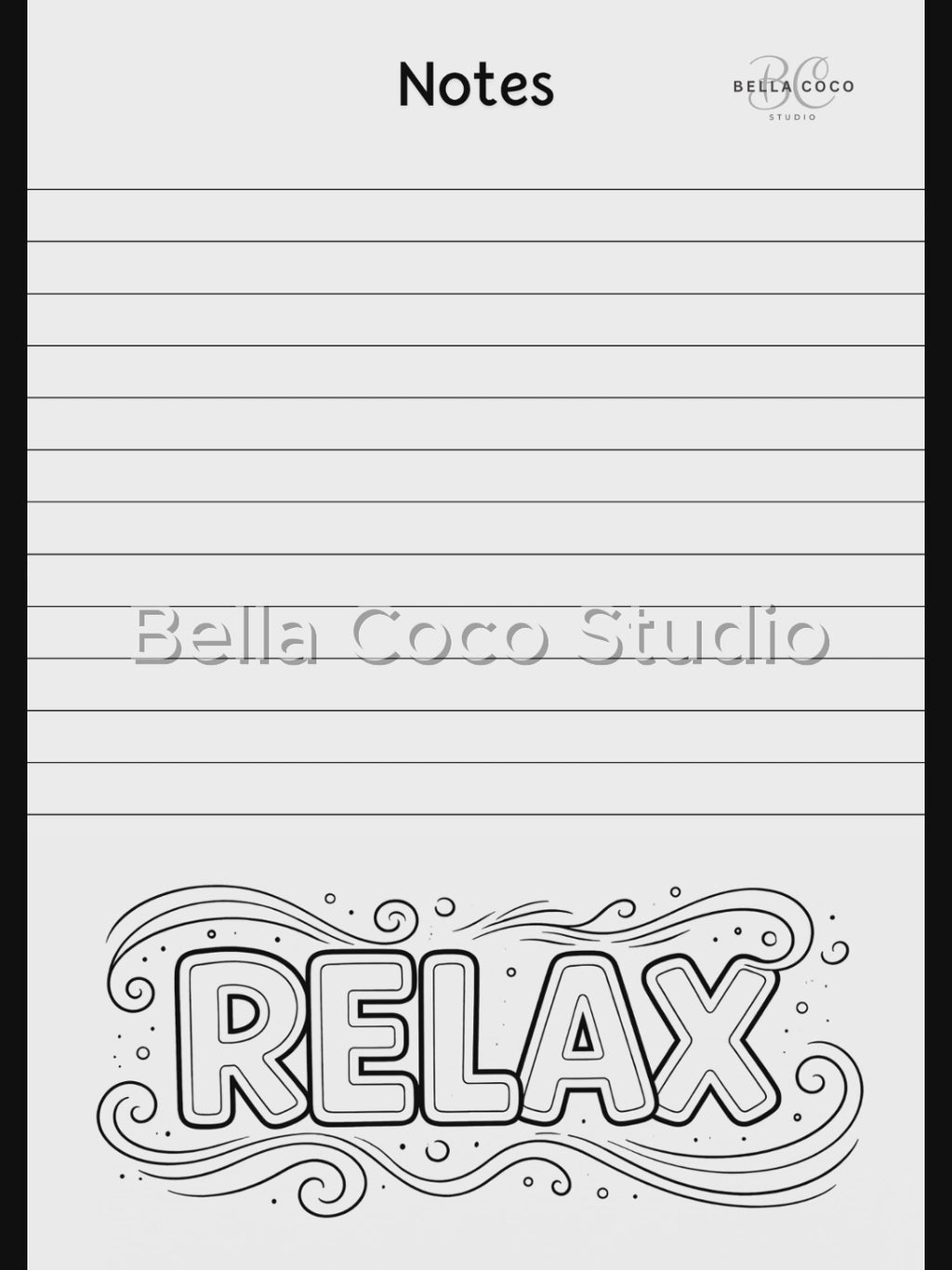 Uplifting Notes – Printable A4 Memo Pad