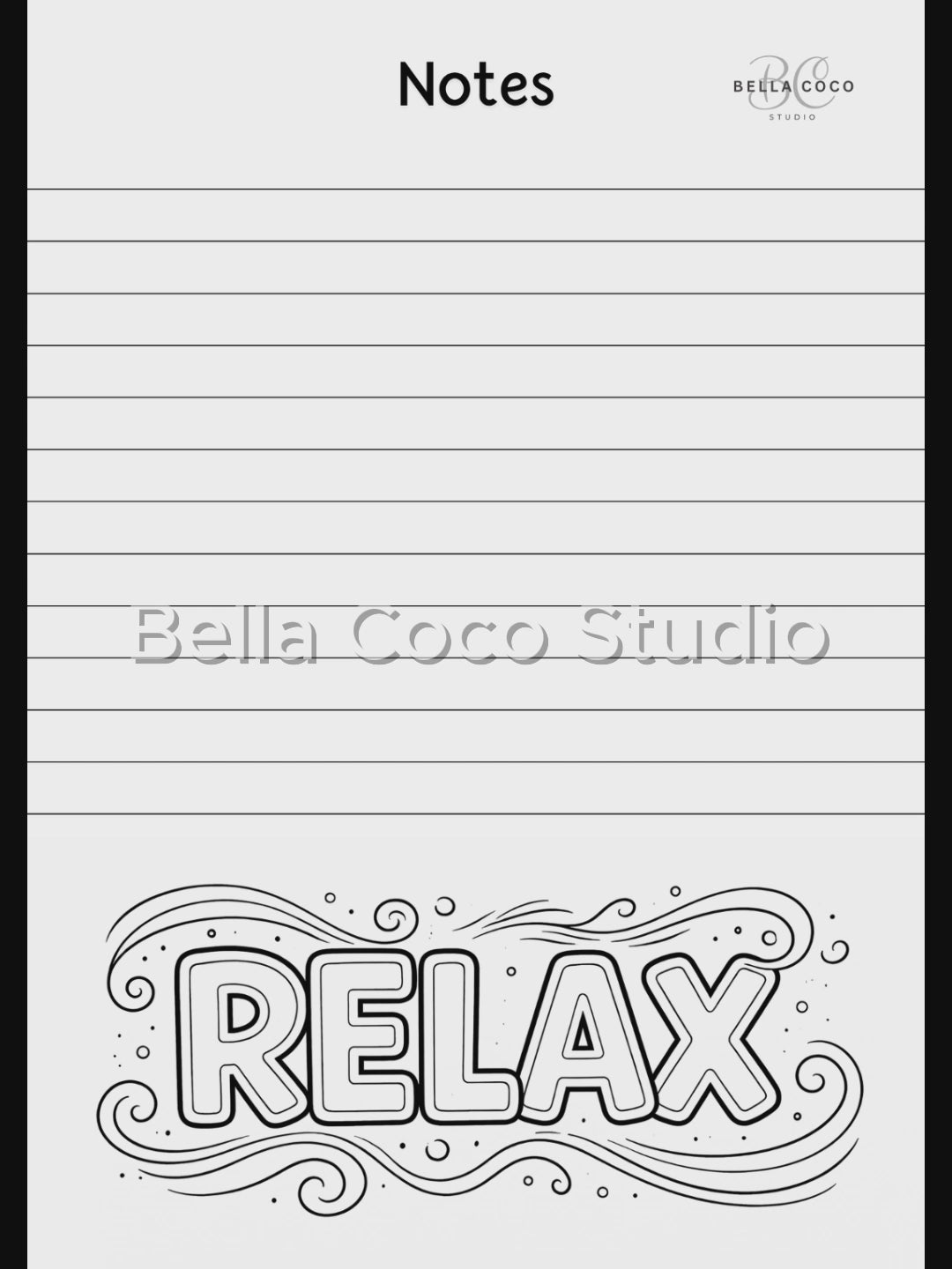 Uplifting Notes – Printable A4 Memo Pad